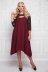 платье "Анабель"бордо в интернет-магазине