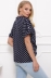 блуза"Сюзанна"темно-синий в интернет-магазине