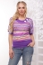 футболка "Сабрина"сиреневый+темно-сиреневый в интернет-магазине