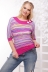 футболка "Сабрина" сиреневый+розовый. в интернет-магазине