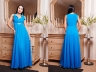 Сарафан "Глория "длинный  голубой в интернет-магазине
