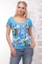 футболка "Богдана" голубой. в интернет-магазине