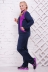костюм "Сюжет"темно-синий+фиолетовый в интернет-магазине