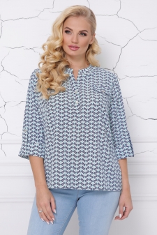 блуза "Сицилия"бирюза в интернет-магазине