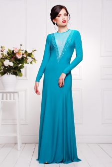 Платье "Аркадия"бирюза в интернет-магазине