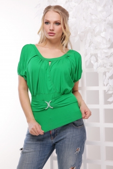 футболка "Мила"зеленый. в интернет-магазине