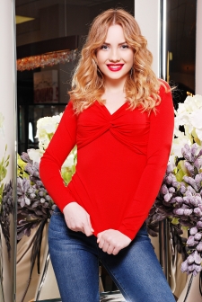 Кофта "Узел" красный. в интернет-магазине