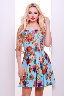 Платье "Ария"голубой в интернет-магазине