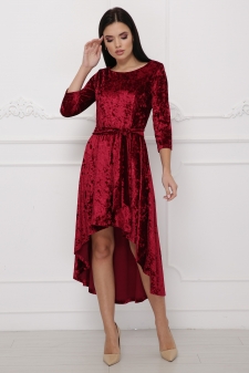 платье "Магия"мрамор бордо в интернет-магазине
