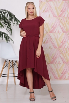 платье "Магия"бордо в интернет-магазине