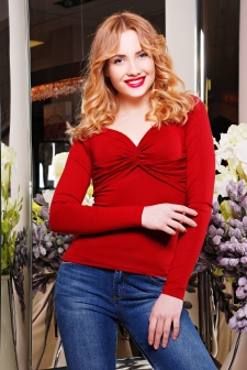 Кофта "Узел" вишня. в интернет-магазине