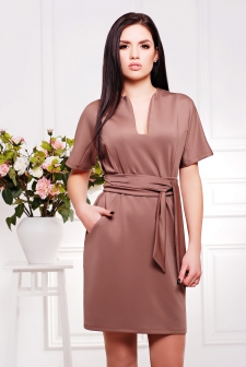 Платье "Лучия" кофе в интернет-магазине