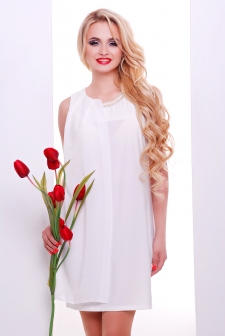 Платье"Тина"молоко в интернет-магазине