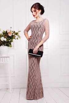 Платье"Арсения"кофе в интернет-магазине