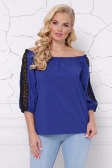 блуза "Франческа"электрик в интернет-магазине