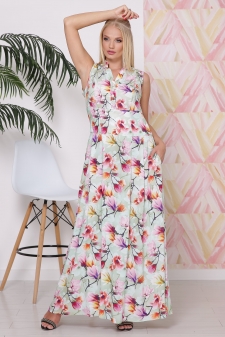 платье "Лагуна"светло-салатовый в интернет-магазине