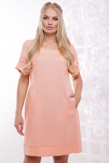платье "Аманда"персик в интернет-магазине