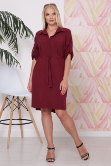 платье "Жози"бордо в интернет-магазине