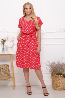 платье"Селена"красный короткая юбка в интернет-магазине