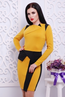 Платье "Регина"горчица в интернет-магазине