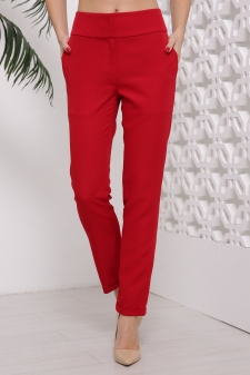 брюки "Эквадор"красный в интернет-магазине
