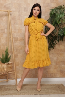 платье "Сапфир"горчица в интернет-магазине