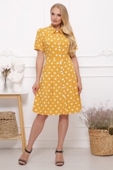 платье"Скарлет"горчица в интернет-магазине