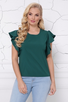 блуза "Инга"изумруд в интернет-магазине