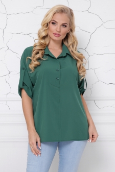 блуза "Жози"изумруд в интернет-магазине