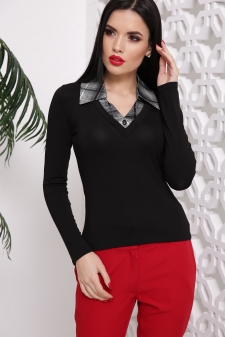 кофта "Ольга"черный в интернет-магазине