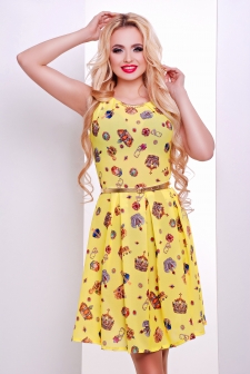 Платье "Изольда"желтый в интернет-магазине