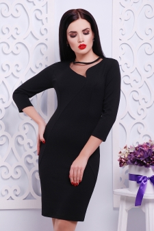 Платье"Лазурь"черный в интернет-магазине