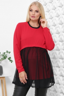 туника "Ваниль"красный в интернет-магазине