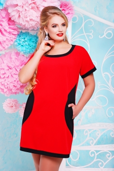 Платье "Кейт"коралл в интернет-магазине