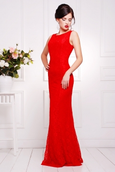 Платье"Мимоза"красный в интернет-магазине