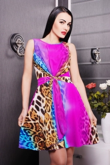 Сарафан "Сабрина" короткий фиолет в интернет-магазине