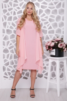 платье "Зефир"персик в интернет-магазине