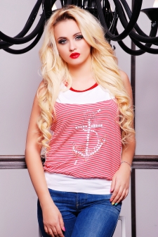 Кофта "Джесси" коралл в интернет-магазине