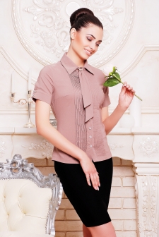 Рубашка "Юлиана"беж в интернет-магазине