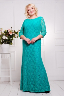 Платье"Бланка"бирюза в интернет-магазине