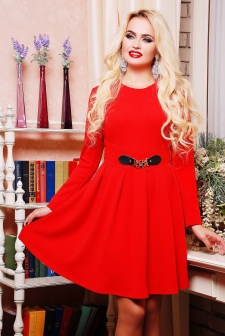 Платье "Валерия"красный в интернет-магазине