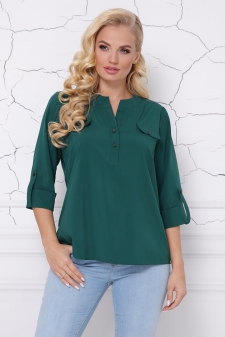 блуза "Сицилия"изумруд в интернет-магазине