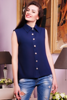 Рубашка "Ядвига  "темно-синий в интернет-магазине