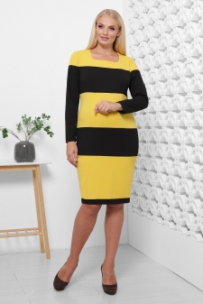 платье "Камила"горчица в интернет-магазине
