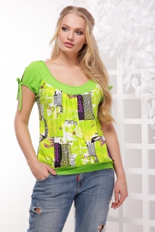 футболка "Богдана"салатовый. в интернет-магазине