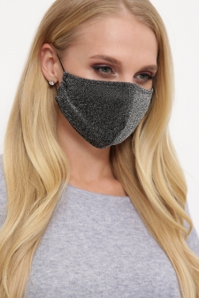 маска защитная многоразовая серебро в интернет-магазине