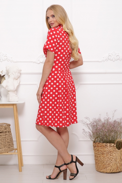 платье"Скарлет"красный в интернет-магазине фото №2