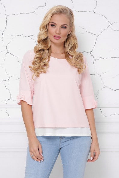 блуза "Стела"персик в интернет-магазине
