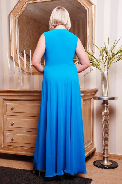 Сарафан "Глория" длинный голубой в интернет-магазине фото №2